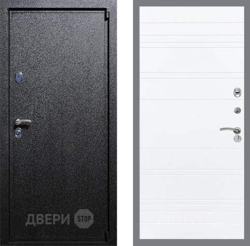 Дверь Рекс (REX) 3 Line Силк Сноу в Люберцах