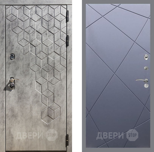 Дверь Рекс (REX) 23 FL-291 Силк титан в Люберцах