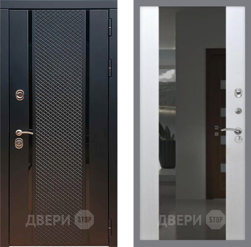 Входная металлическая Дверь Рекс (REX) 25 СБ-16 с Зеркалом Лиственница беж в Люберцах