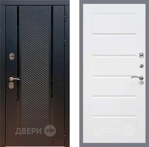 Входная металлическая Дверь Рекс (REX) 25 Сити Белый ясень в Люберцах