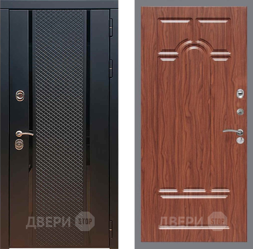 Дверь Рекс (REX) 25 FL-58 орех тисненый в Люберцах