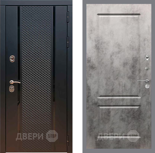 Дверь Рекс (REX) 25 FL-117 Бетон темный в Люберцах