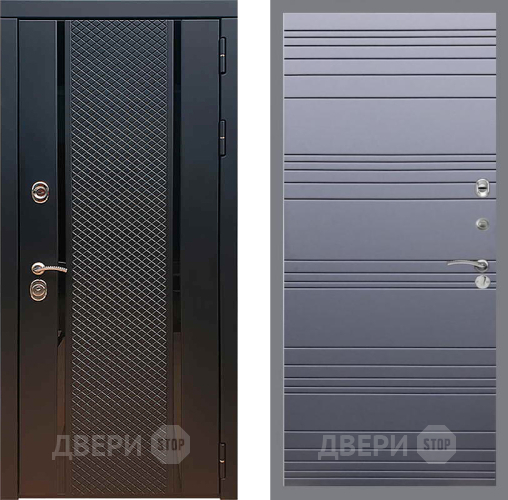 Дверь Рекс (REX) 25 Line Силк титан в Люберцах