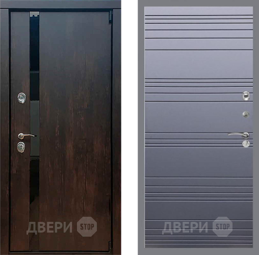 Дверь Рекс (REX) 26 Line Силк титан в Люберцах