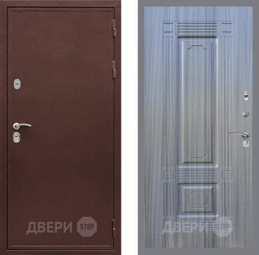 Дверь Рекс (REX) 5 металл 3 мм FL-2 Сандал грей в Люберцах