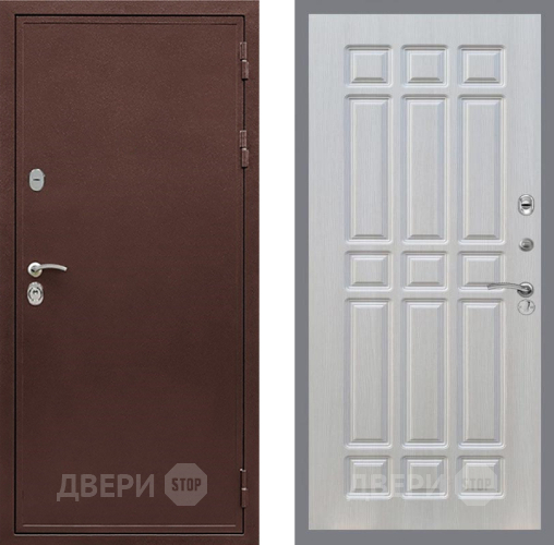 Дверь Рекс (REX) 5 металл 3 мм FL-33 Лиственница беж в Люберцах