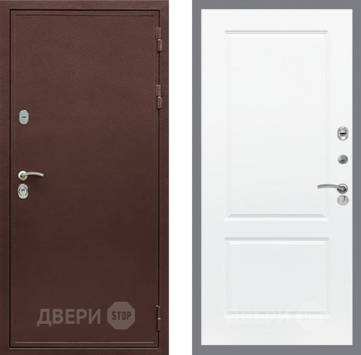 Входная металлическая Дверь Рекс (REX) 5 металл 3 мм FL-117 Силк Сноу в Люберцах