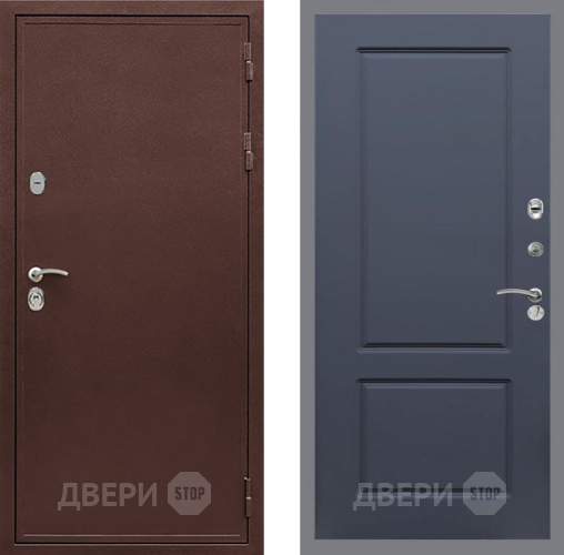 Входная металлическая Дверь Рекс (REX) 5 металл 3 мм FL-117 Силк титан в Люберцах