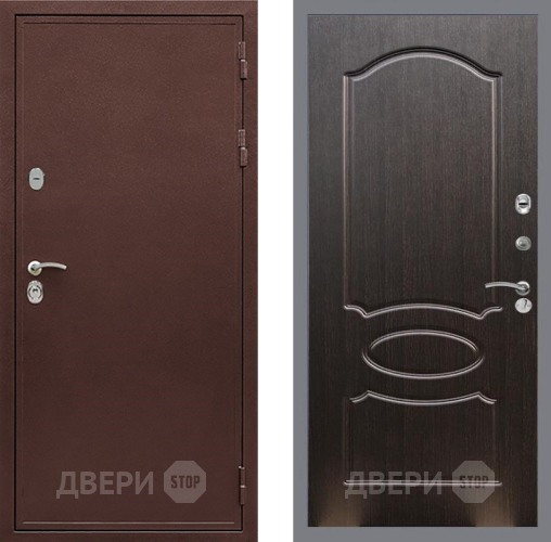 Входная металлическая Дверь Рекс (REX) 5 металл 3 мм FL-128 Венге светлый в Люберцах