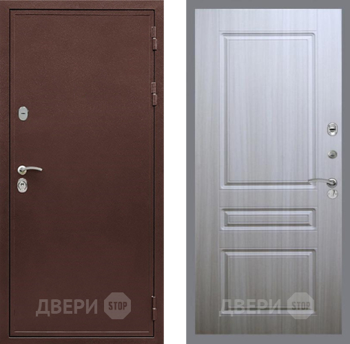 Входная металлическая Дверь Рекс (REX) 5 металл 3 мм FL-243 Сандал белый в Люберцах
